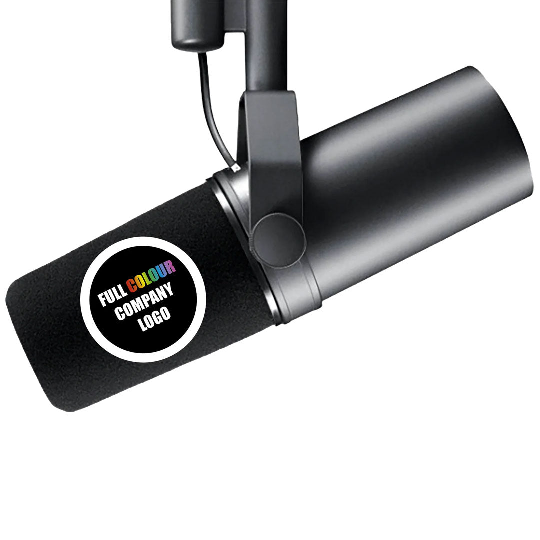 Custom Branded Logo Shure SM7B Podcast Microphone Foam Windscreen Windshield Cover Protector