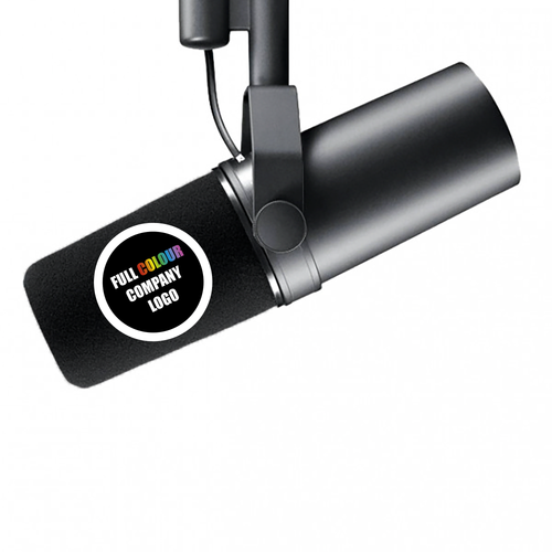 Custom Branded Logo Shure SM7B Podcast Microphone Foam Windscreen Windshield Cover Protector
