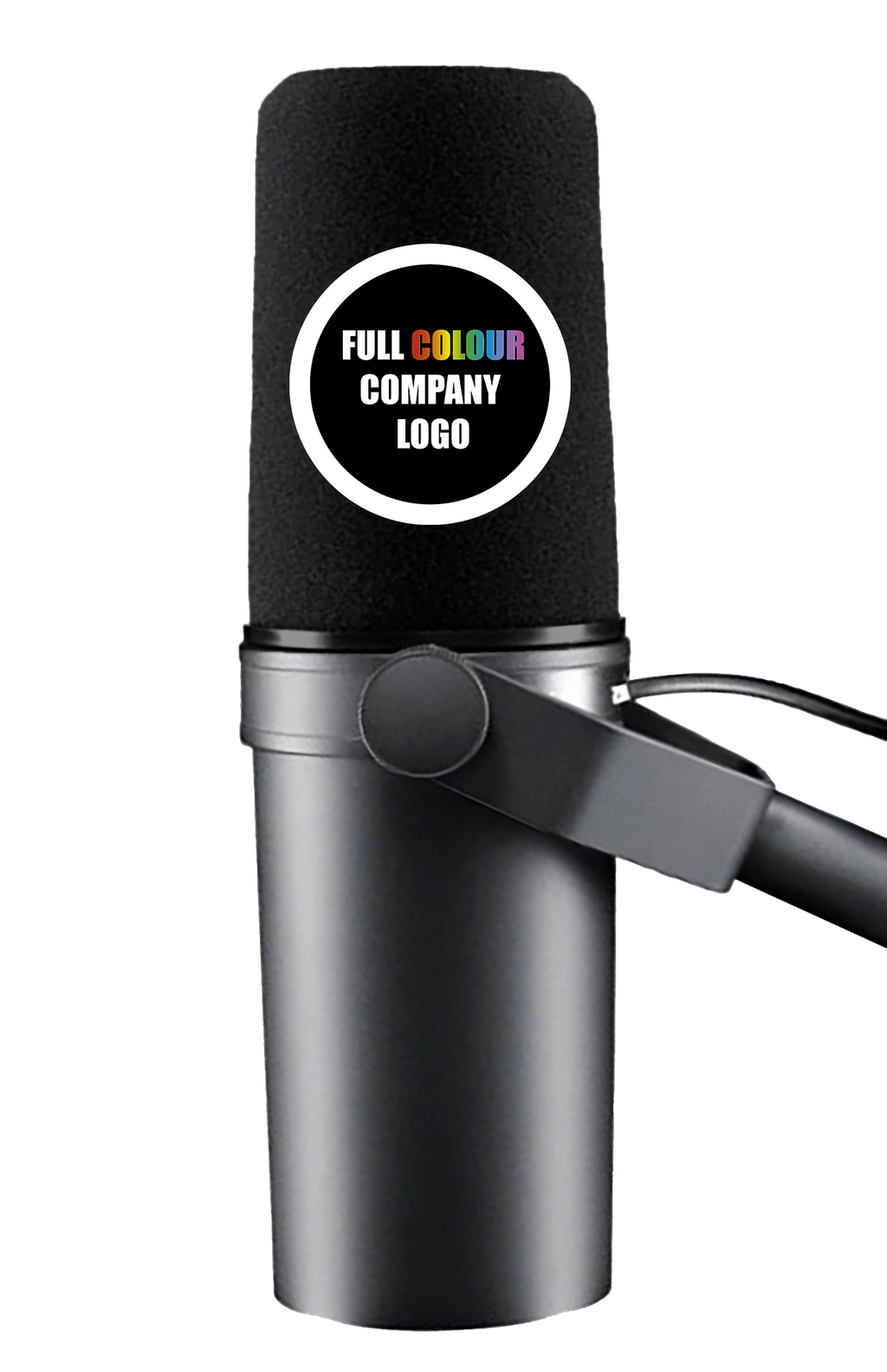 Custom Branded Logo Shure SM7B Podcast Microphone Foam Windscreen Windshield Cover Protector