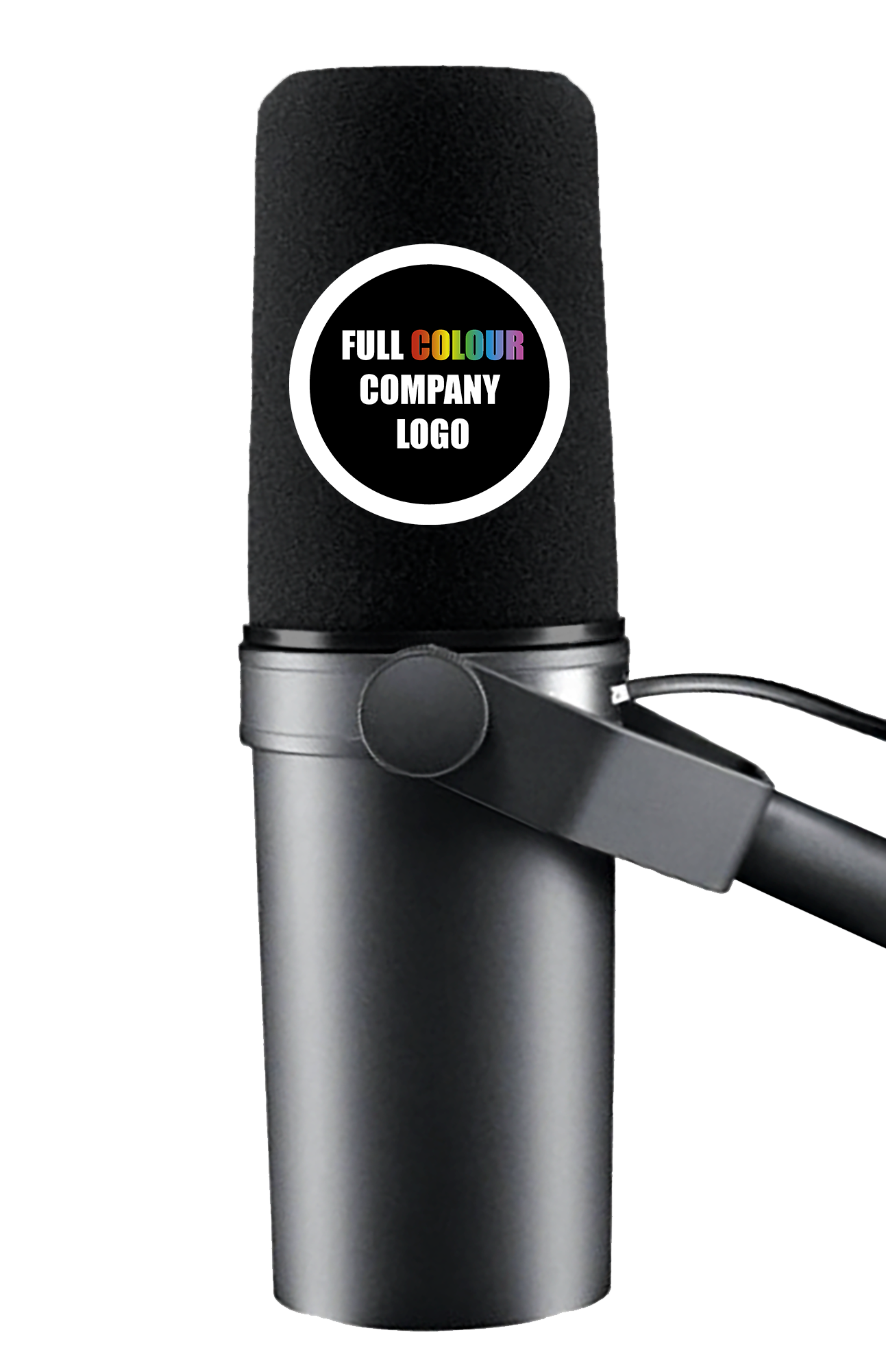 Custom Branded Logo Shure SM7B Podcast Microphone Foam Windscreen Windshield Cover Protector